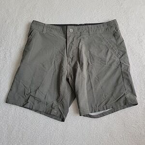 Kuhl Mens Size 38 Gray Amphibia Quick Dry Shorts Style # 5129